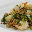 Lemon & Butter Shrimp with Brown and Wild Whole Grain Rice